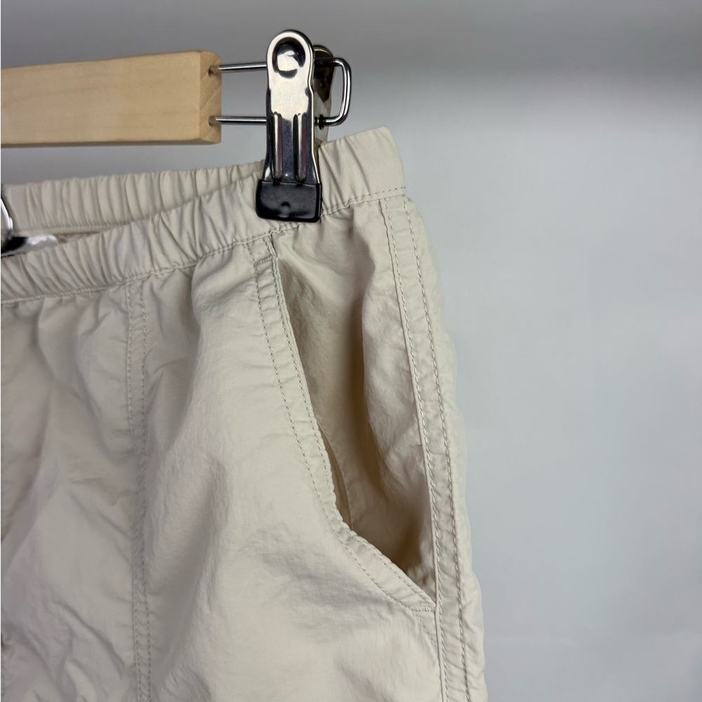 H&M Cream Parachute Cargo Pants XS Drawstring Lightweight Utility - Picture 6 of 14